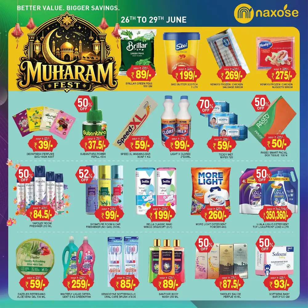 Naxose Hypermarket Perumpilavu Muharam Fest Offers | Save Now page 3