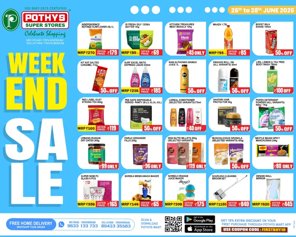 Pothys Super Stores Trivandrum Weekend Sale | Latest Offers page 2