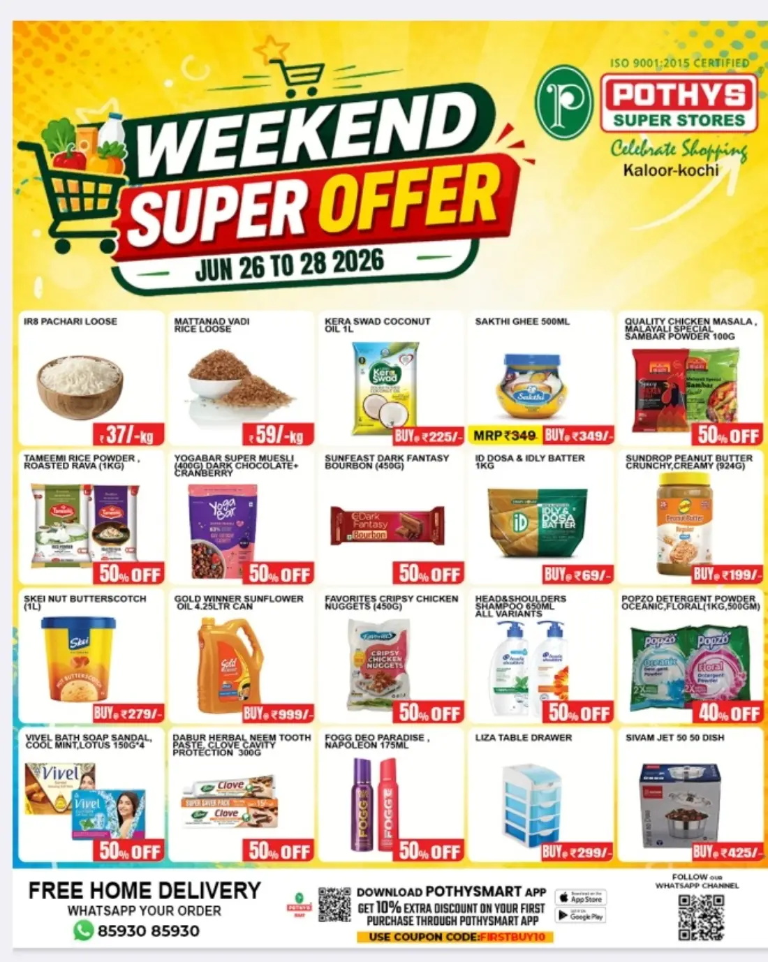 Pothys Super Stores Kochi Weekend Offers | Save Now page 1