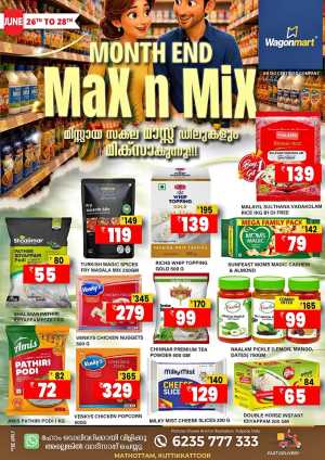 Wagonmart Month End Max n Mix Sale | Latest Offers flyer cover