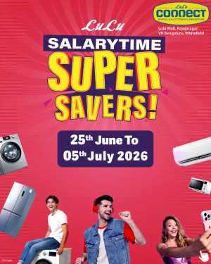 LuLu Connect Salarytime Super Savers Bengaluru | Save Now flyer cover
