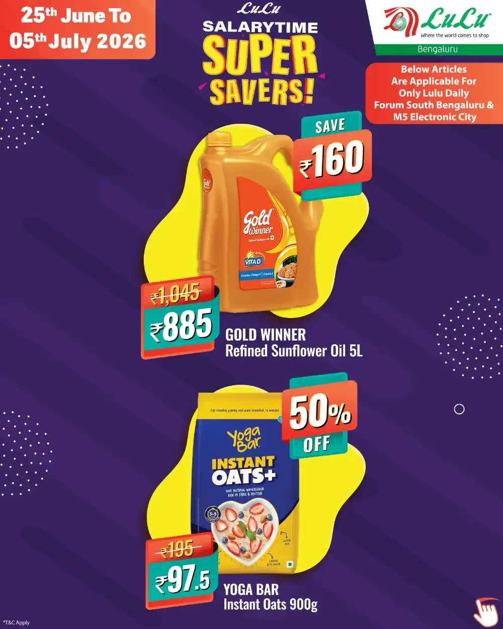 LuLu Bengaluru Salarytime Super Savers | Latest Offers page 19