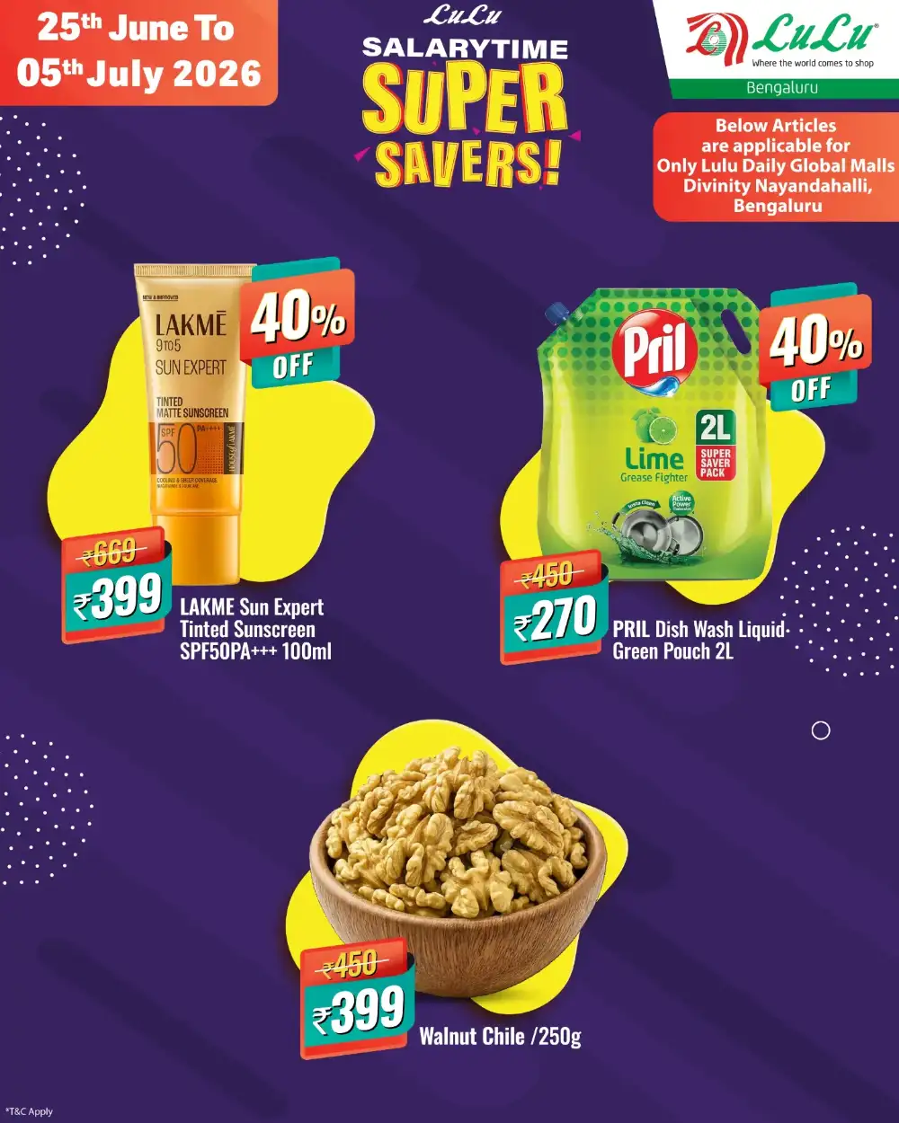 LuLu Bengaluru Salarytime Super Savers | Latest Offers page 20
