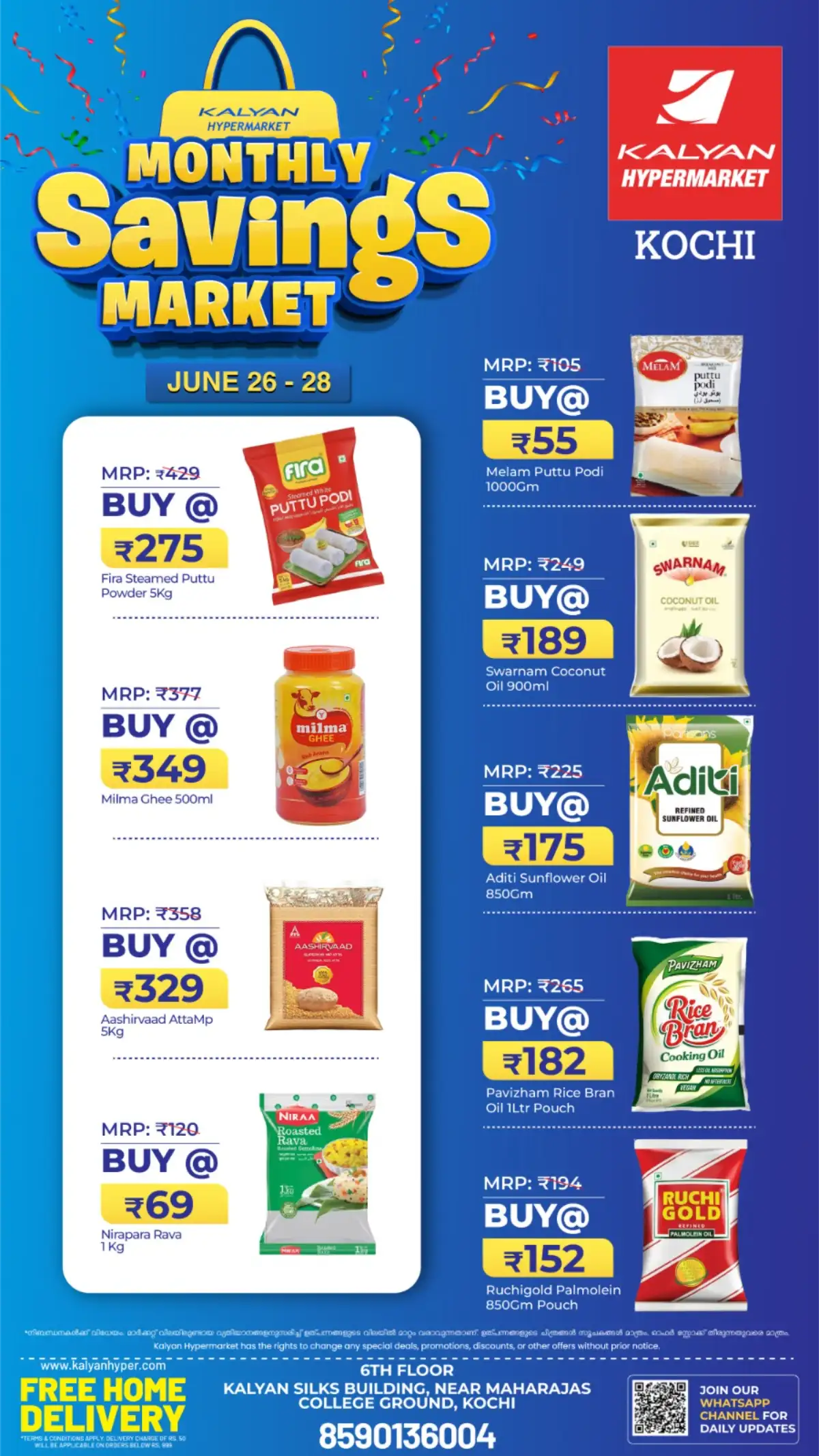 Kalyan Hypermarket Kochi Monthly Savings Market Offers page 1