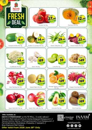 Nesto Hypermarket Fresh Deals | Save Now flyer cover