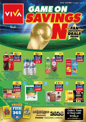 VIVA Supermarket Game On Savings Leaflet | Latest Leaflets flyer cover