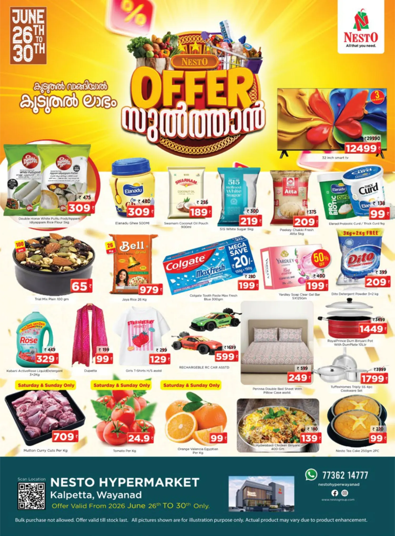 Nesto Hypermarket Kalpetta Offer Sultan Sale | Latest Offers page 1