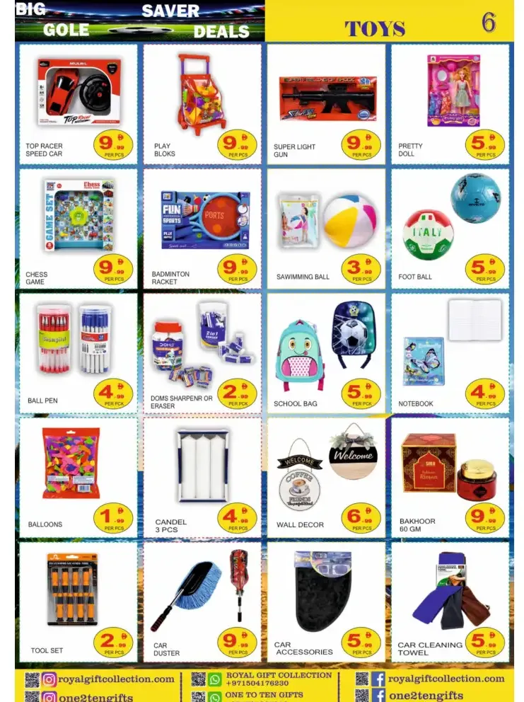 One To Ten Gifts Abu Dhabi Deals | Latest Leaflets page 6