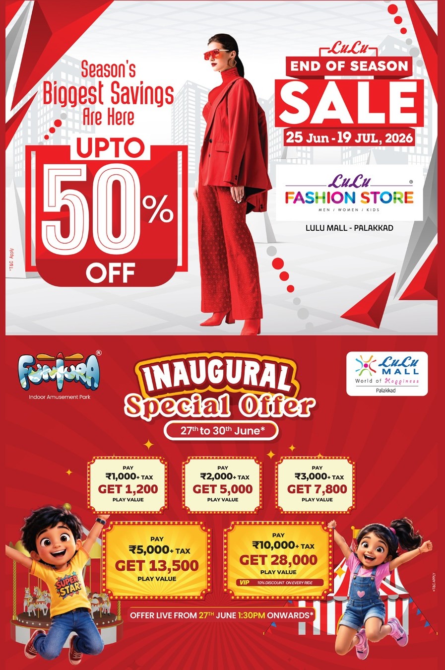 LuLu Mall Palakkad Savers & End of Season Sale | Latest Offers page 1