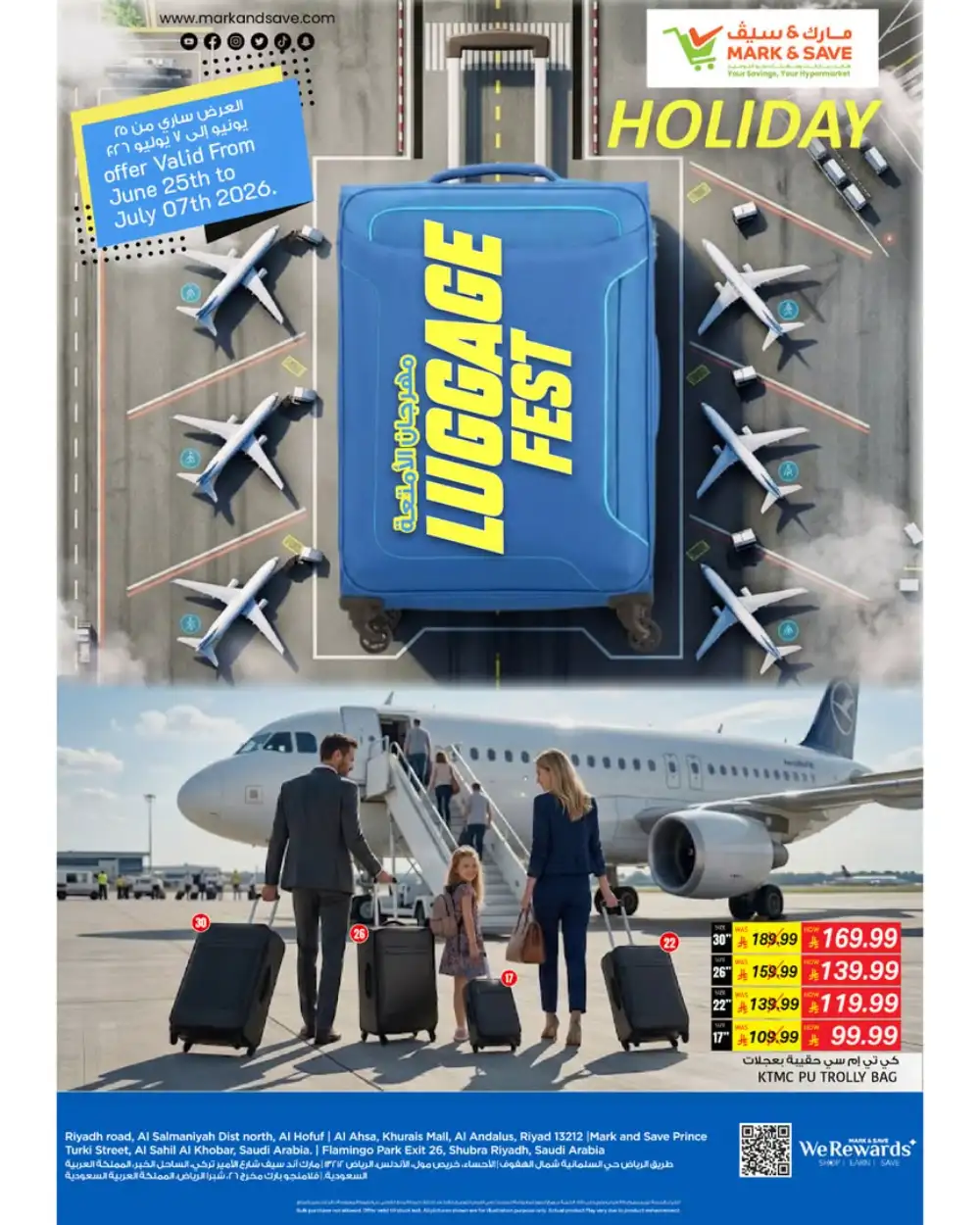 Mark & Save Luggage Fest Offers | Latest Leaflets page 1