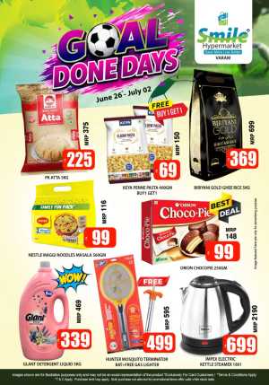 Smile Hypermarket Varam Goal Done Days | Latest Leaflets flyer cover