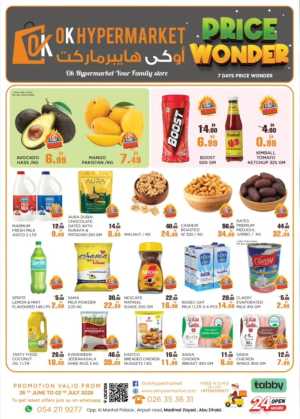 OK Hypermarket Abu Dhabi Price Wonder Offers | Save Now flyer cover