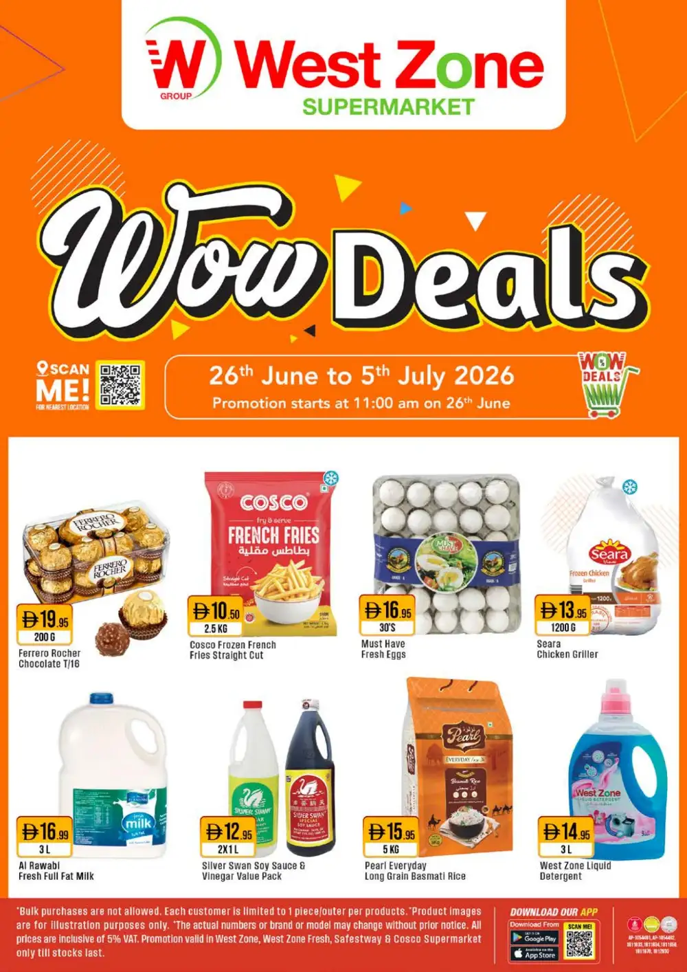 West Zone Supermarket Wow Deals | Latest Leaflets page 1