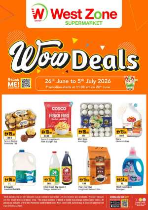 West Zone Supermarket Wow Deals | Latest Leaflets flyer cover