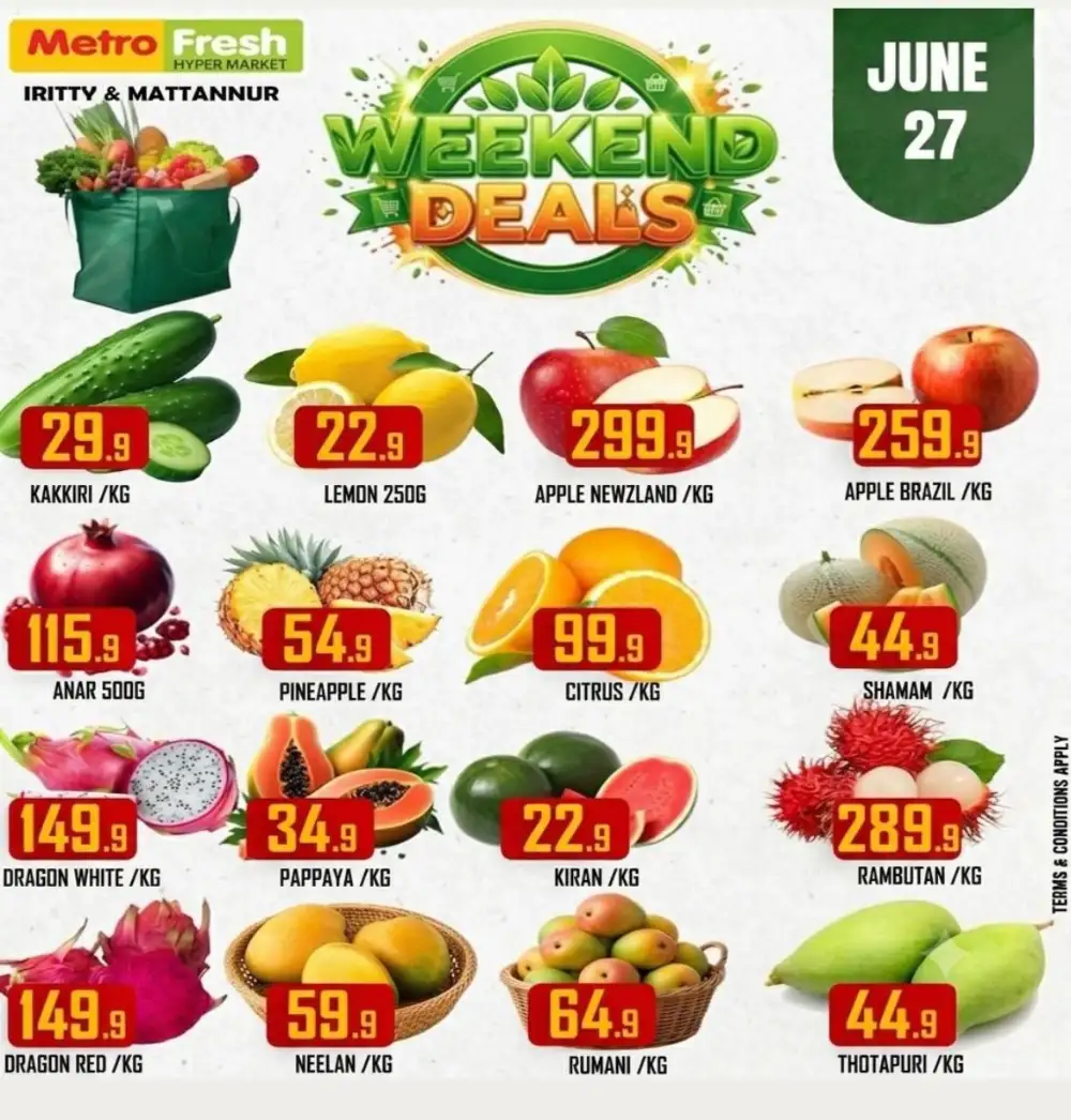 Metro Fresh Hypermarket Weekend Deals | Latest Offers page 1