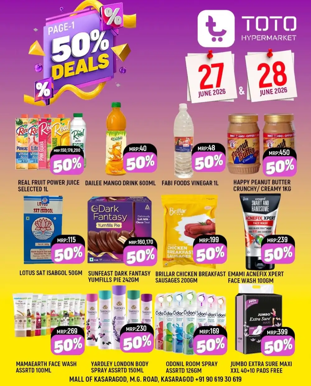 Toto Hypermarket Kasaragod ₹69 and ₹99 Offers | Save Now page 6