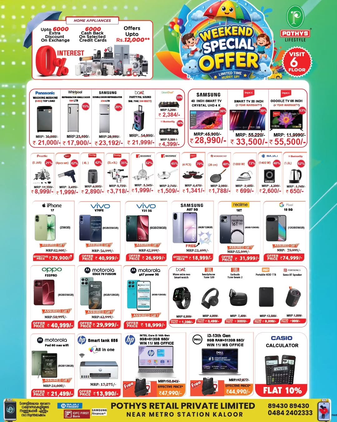 Pothys Lifestyle Kochi Weekend Offers | Limited Time page 1