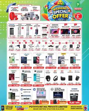 Pothys Lifestyle Kochi Weekend Offers | Limited Time flyer cover