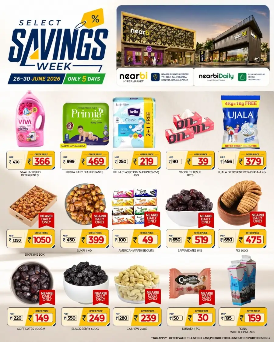 Nearbi Savings Week Deals in Taliparamba | shop today page 2