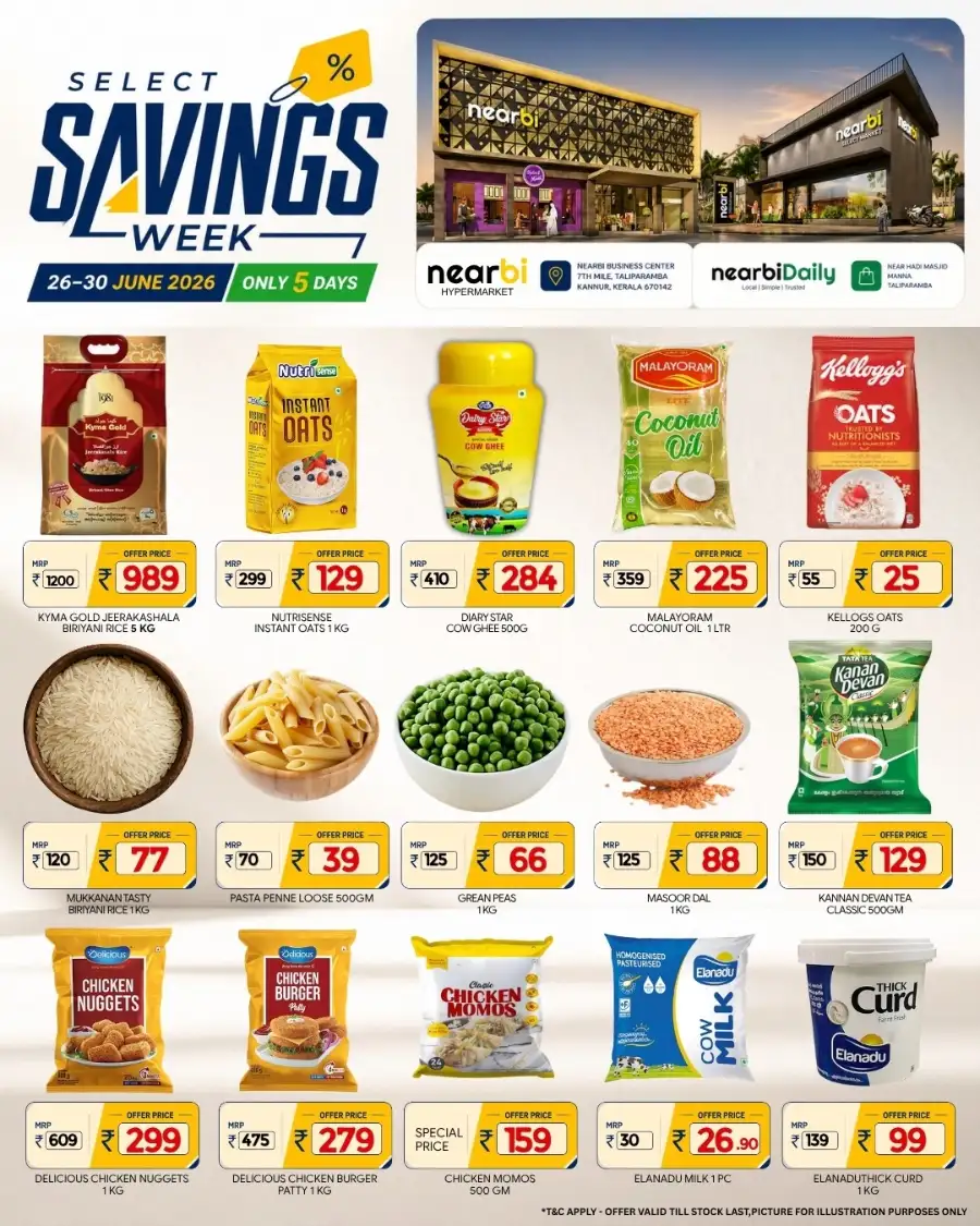 Nearbi Savings Week Deals in Taliparamba | shop today page 3