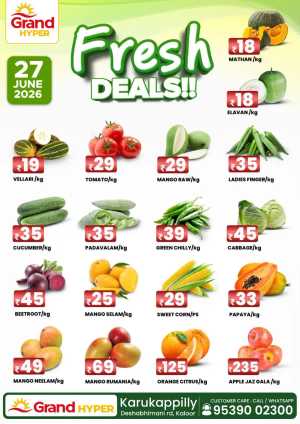 Fresh deals flyer cover