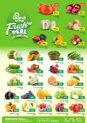 Fresh deals flyer cover