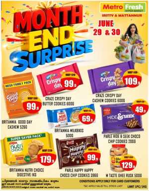 Metro Fresh Hypermarket Month End Offers flyer cover
