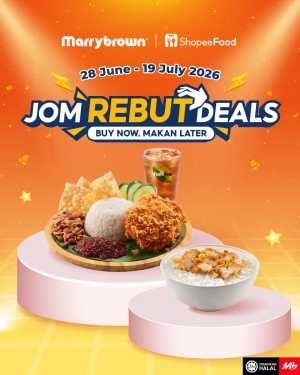 Marrybrown Jom Rebut Deals | Latest Price & Catalogue flyer cover