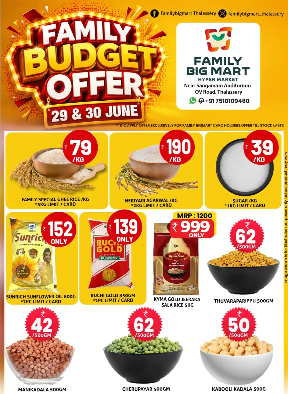 Family budget offer page 1