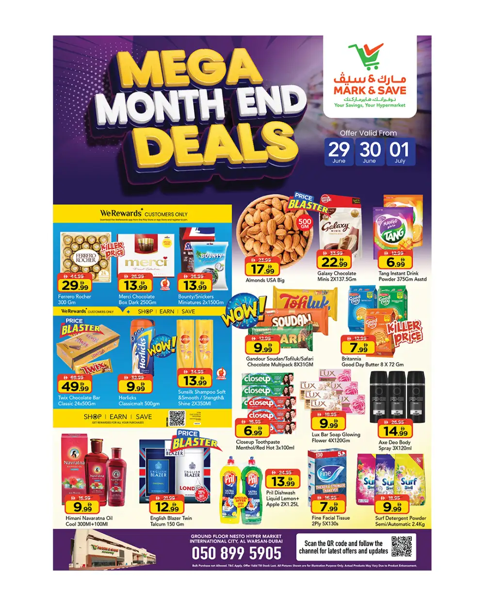 Mark and Save Al Warsan Mega Month End Deals | Latest Leaflets page 1