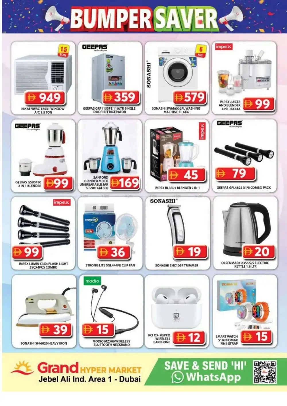 Grand Hypermarket Dubai Bumper Saver | Latest Leaflets page 9
