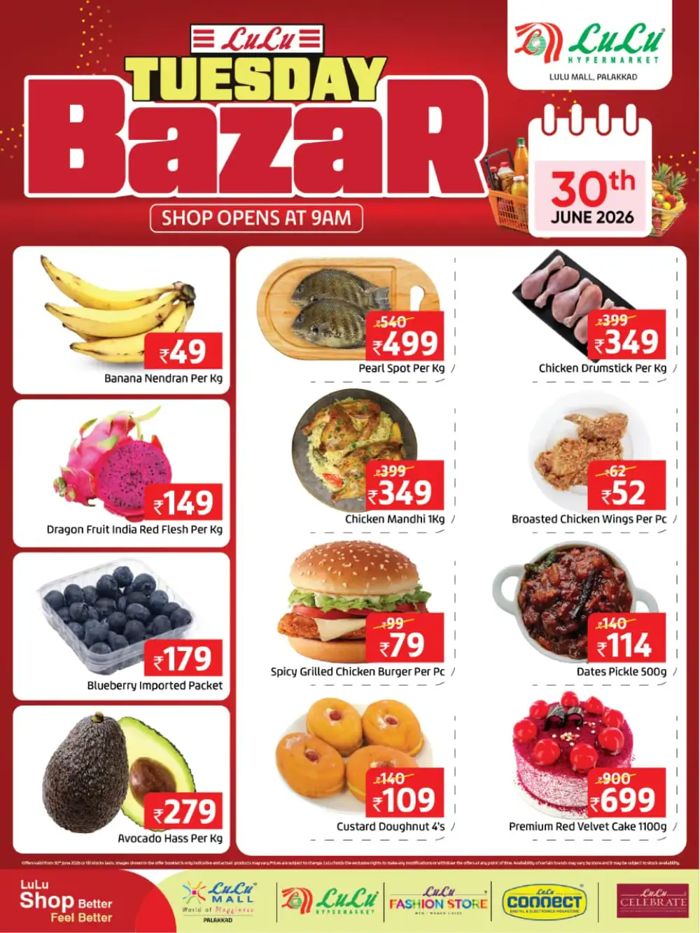 LuLu Palakkad Tuesday Bazar Offers page 1