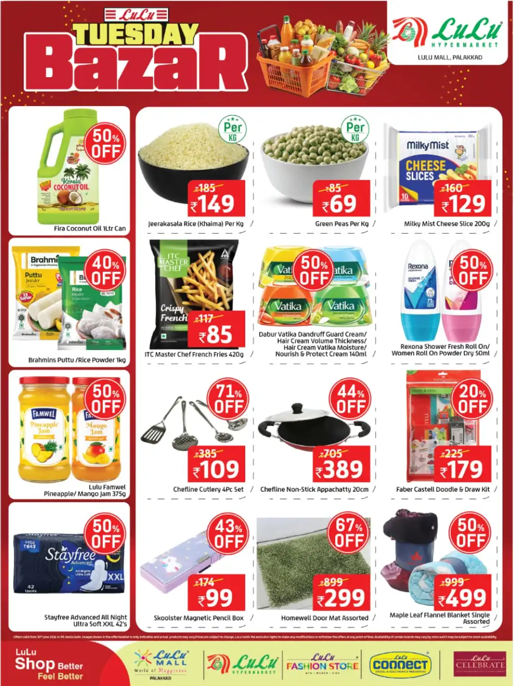 LuLu Palakkad Tuesday Bazar Offers page 2