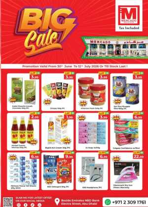 Mercado Abu Dhabi Big Sale Deals | Latest Leaflets flyer cover