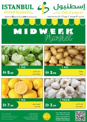 midweek market flyer cover