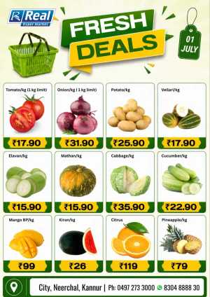 Fresh deals flyer cover