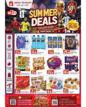 Night to Night Baniyas Summer Deals | Latest Leaflets flyer cover