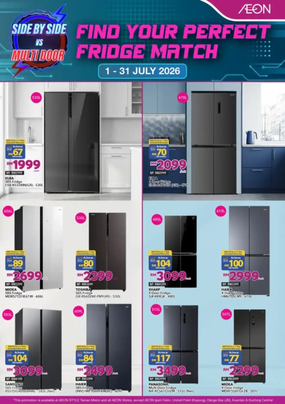 AEON Fridge Promotion | Latest Leaflets page 1