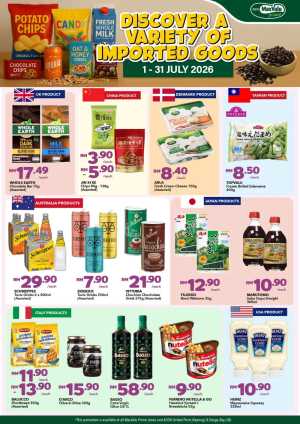 AEON MaxValu Prime Imported Goods Promotion | Latest Leaflets flyer cover