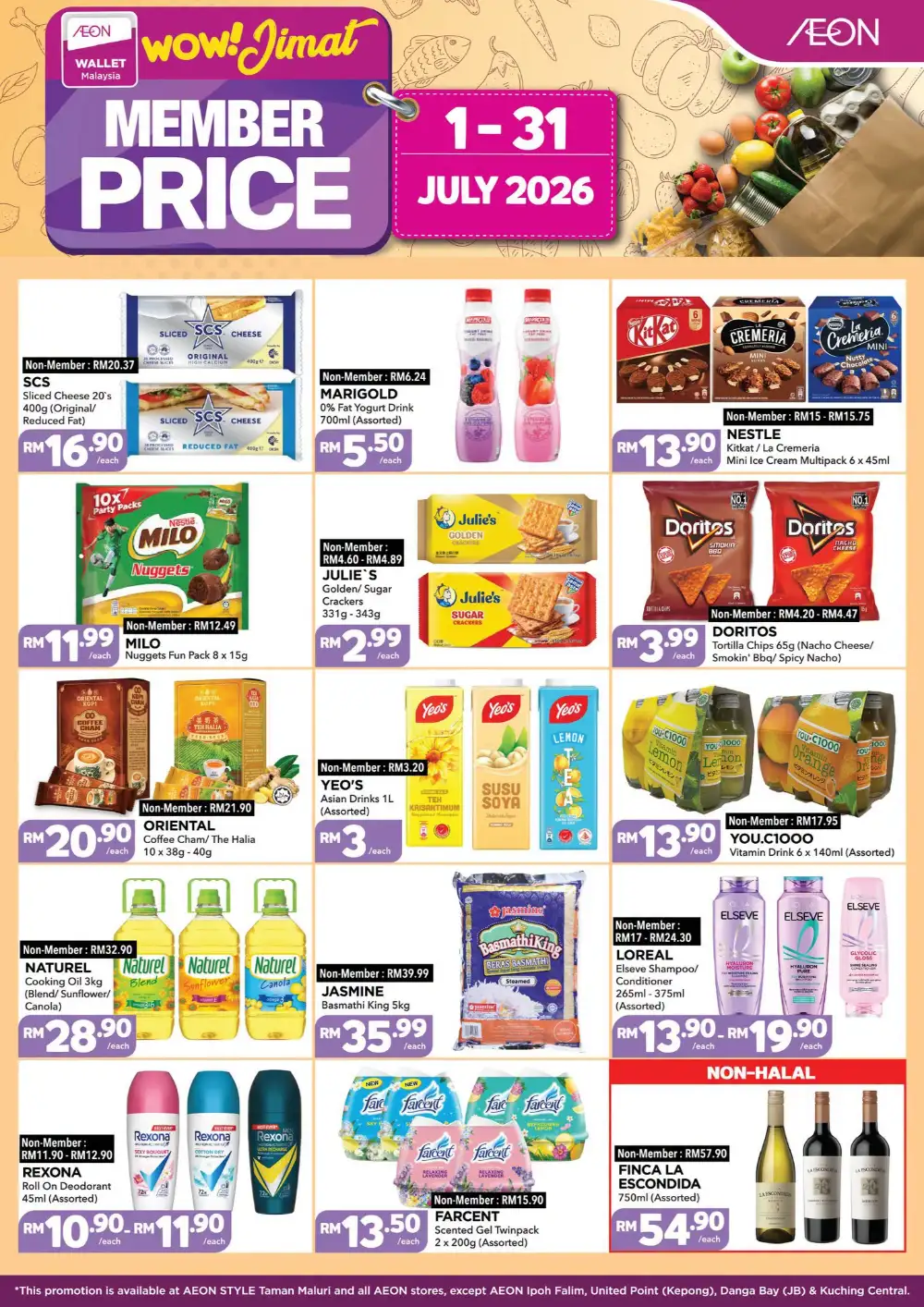 AEON Wow Jimat Member Price Promotion | Latest Leaflets page 1