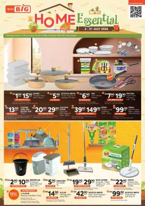 AEON BiG Home Essentials Promotion | Latest Price & Catalogue flyer cover