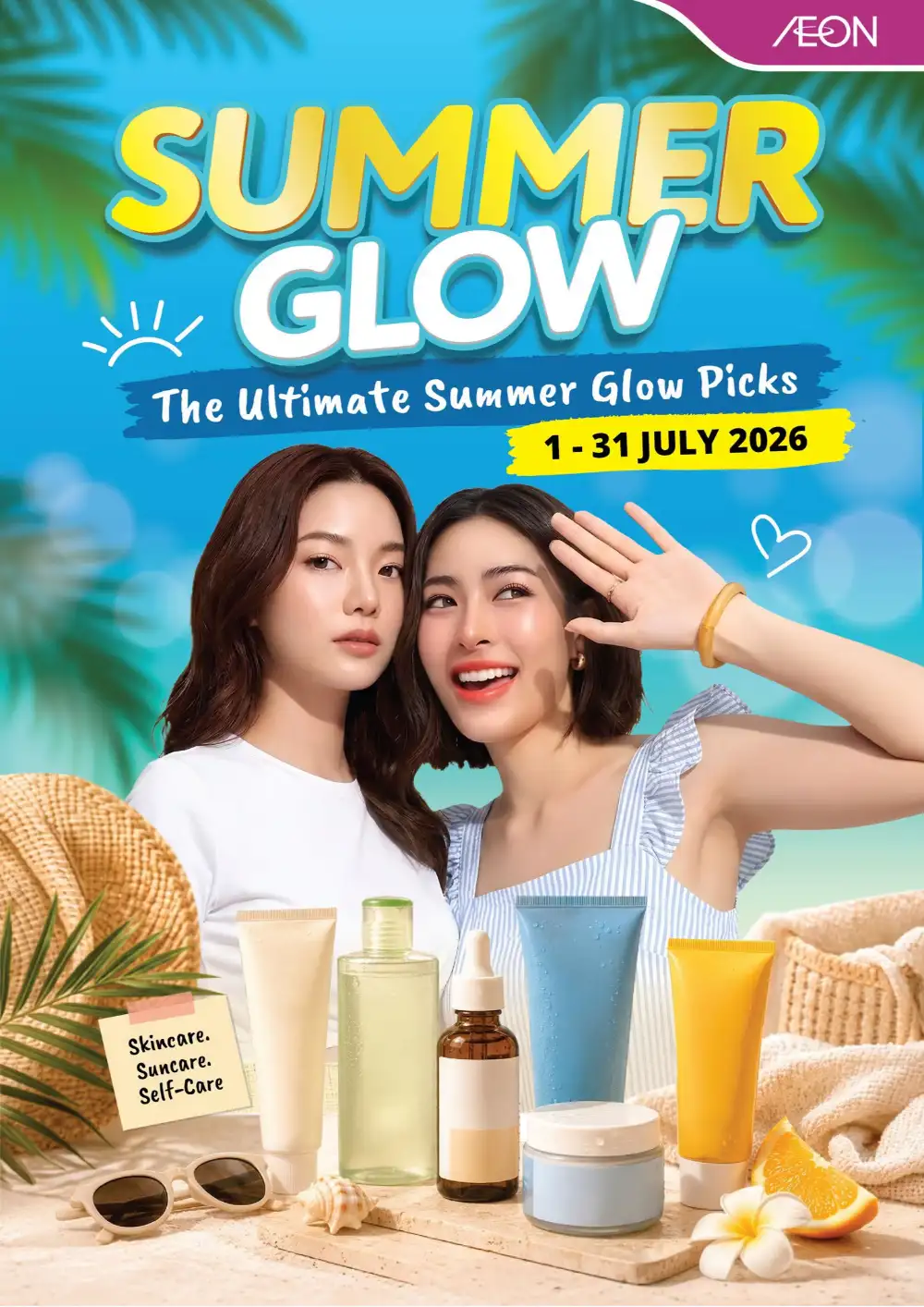 AEON Summer Glow Skincare & Beauty Promotion | Latest Leaflets page 1