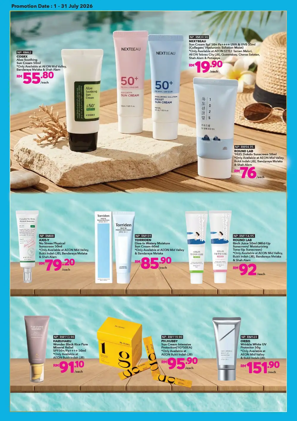 AEON Summer Glow Skincare & Beauty Promotion | Latest Leaflets page 3
