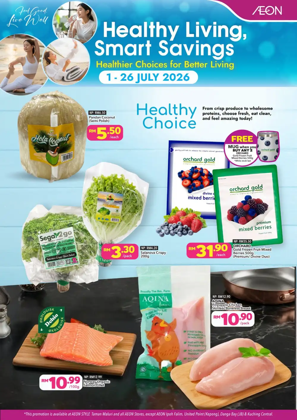 AEON Healthy Living Choice Smart Savings | Latest Leaflets page 1