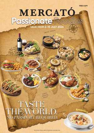 Mercato Malaysia Taste the World Promotion | Latest Price & Catalogue flyer cover