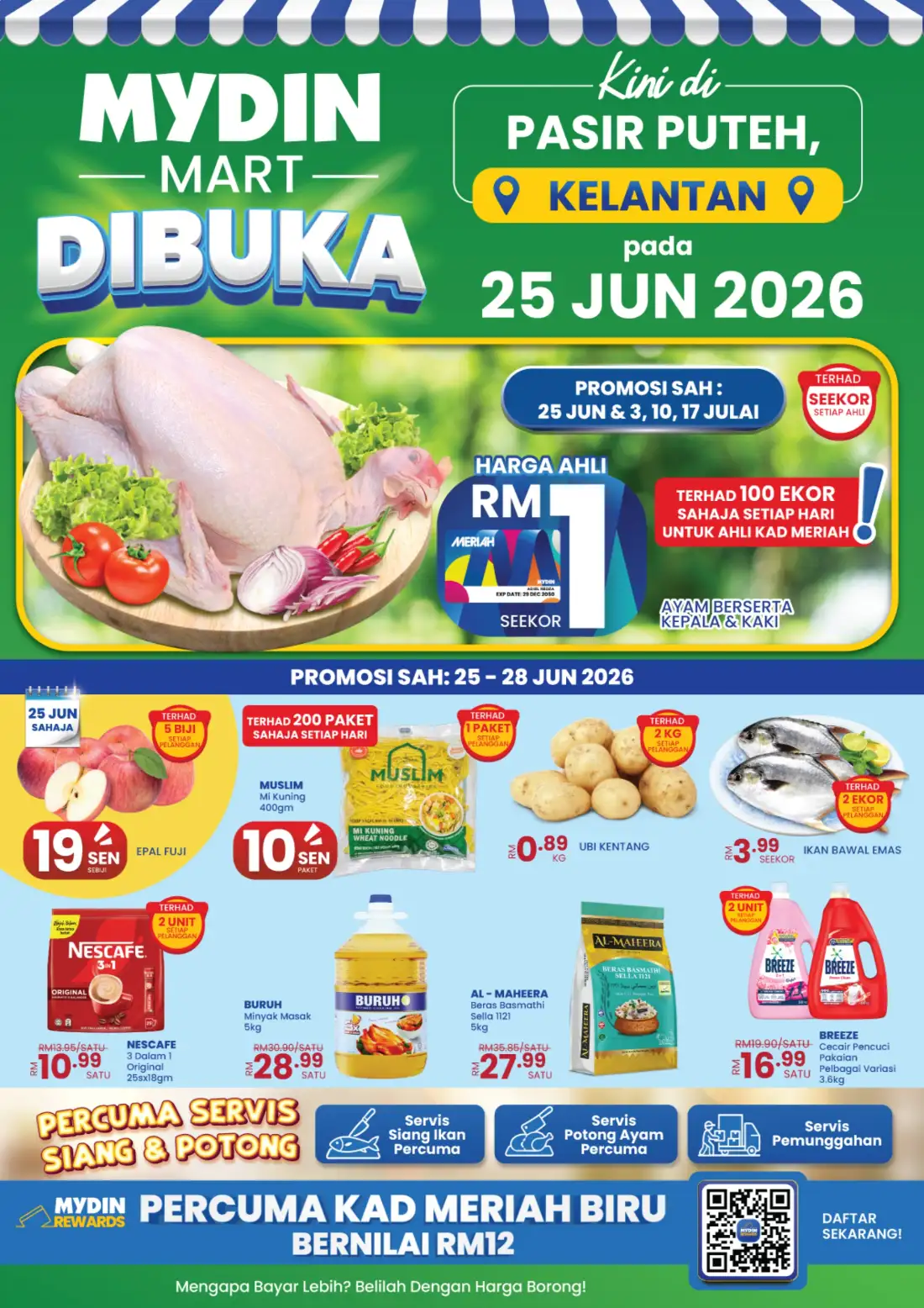MYDIN Mart Pasir Putih Opening Promotion | Latest Leaflets page 1