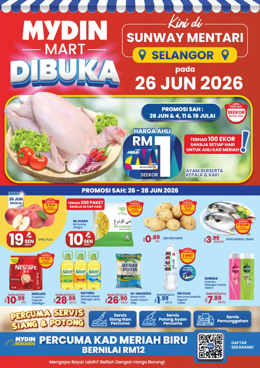 MYDIN Mart Sunway Mentari Opening Promotion | Latest Leaflets page 1