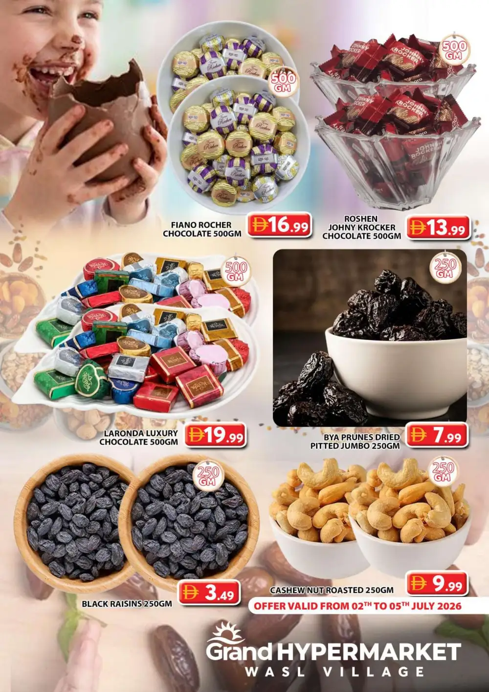 Grand Hypermarket Wasl Village Mega Deals July 2-5 | Latest Leaflets page 7