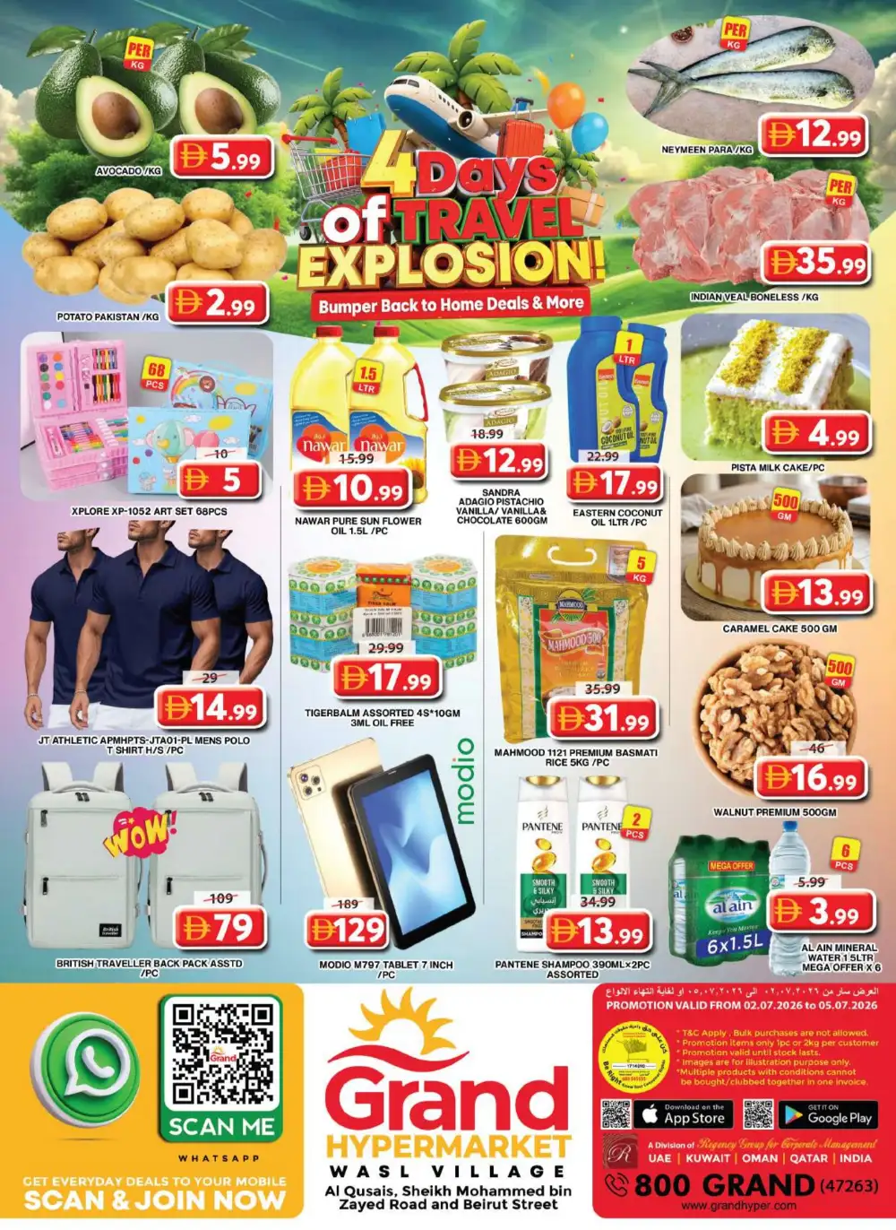 Grand Hypermarket Wasl Village Mega Deals July 2-5 | Latest Leaflets page 24