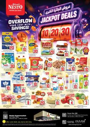 Nesto Hypermarket Jebel Ali Jackpot Deals | Latest Catalogue flyer cover